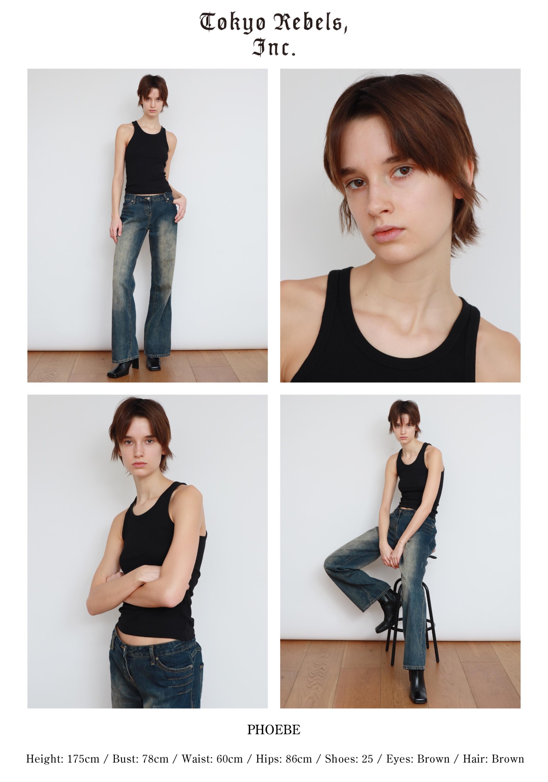 PHOEBE｜MODELS｜TOKYO REBELS, Inc